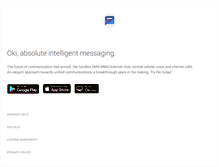 Tablet Screenshot of okiapp.com